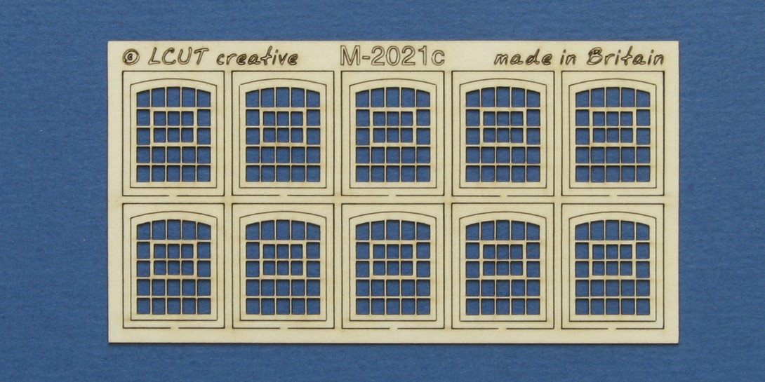 M 20-21c N gauge kit of 10 industrial windows Kit of 10 industrial windows. Made from 0.35mm paper.
